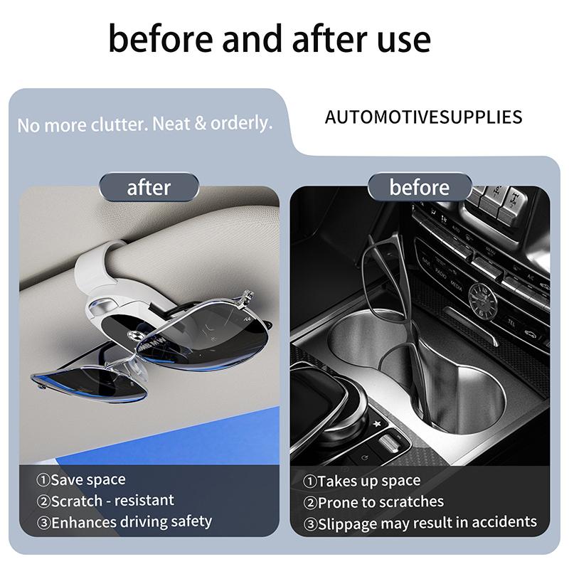 MXUI1 Universal Car Sunshade Sunglasses Holder Storage Glasses Clip For BMW M Performance Alpina M3 M5 M6 X1 X3 X4 X5 G20