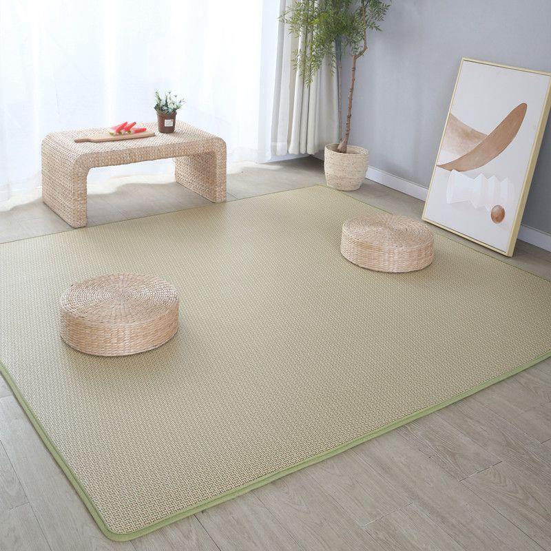 Japanese Rattan Tatami Floor Mat for Living Room, Bedroom, or Balcony
