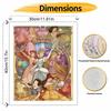 Disney Oil Painting DIY Digital Painting Classic Princesses Group Portrait HandPainted Wall Art for Living Room and Entryway.