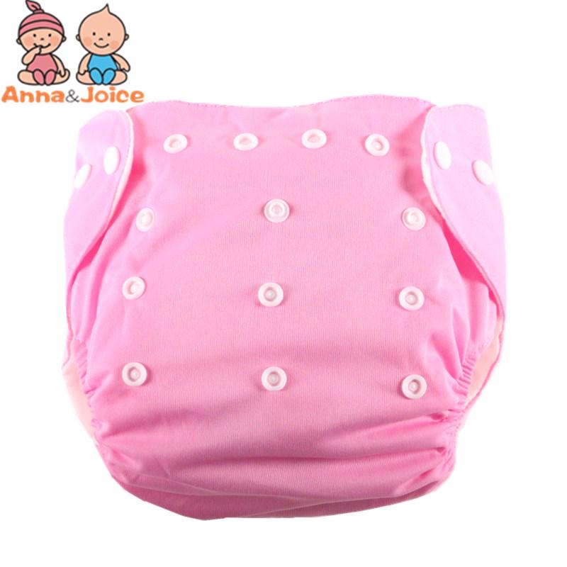 Baby Diapers Washable Reusable Nappies Grid/Cotton Training Pant Cloth Diaper Baby Winter