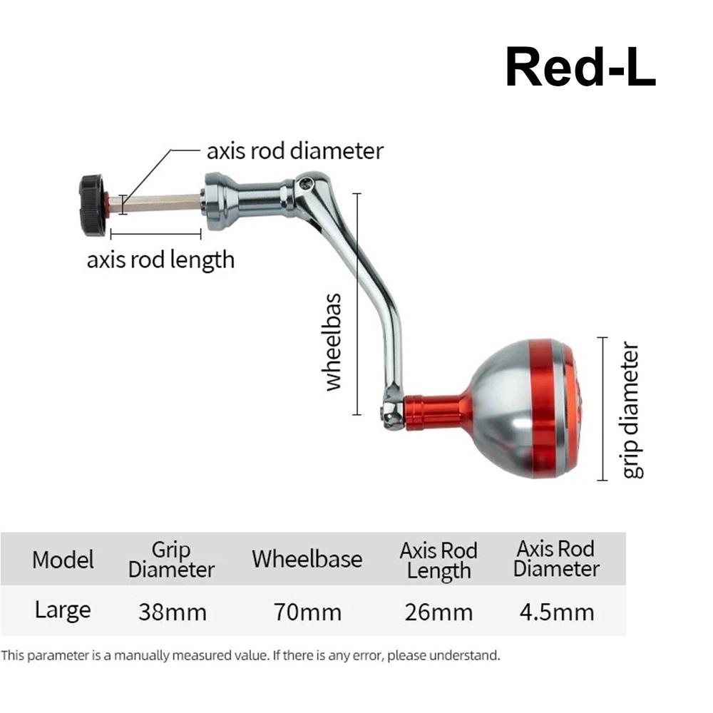 Aluminum Alloy Power Handle Multiple Colors Universal Spinning Fishing Reels Handle 500-12000 Replacement Handle Fishing Device 4