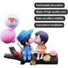 Украшение для машины Милые мультяшные фигурки пар Фигурки Украшение из воздушных шаров Салон автомобиля Приборная панель для девочек Подарки Аксессуары