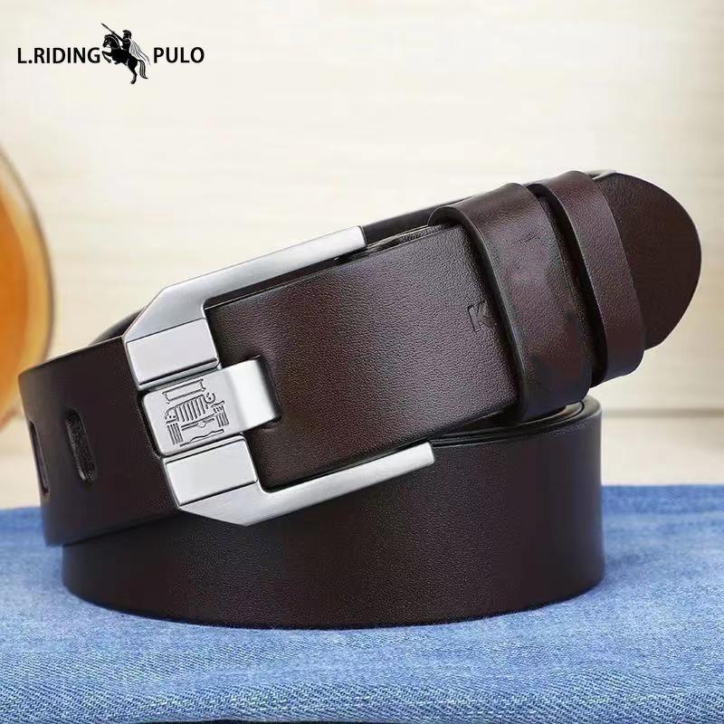 Мужская пряжка для ремня, натуральная кожа, деловой кожаный молодежный ремень, повседневная пряжка для ремня