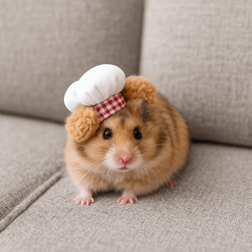 Breathable Hamster Cosplay Hat Adjustable Pet Dress Up Hat Pet Costume Hat  Birthday Party