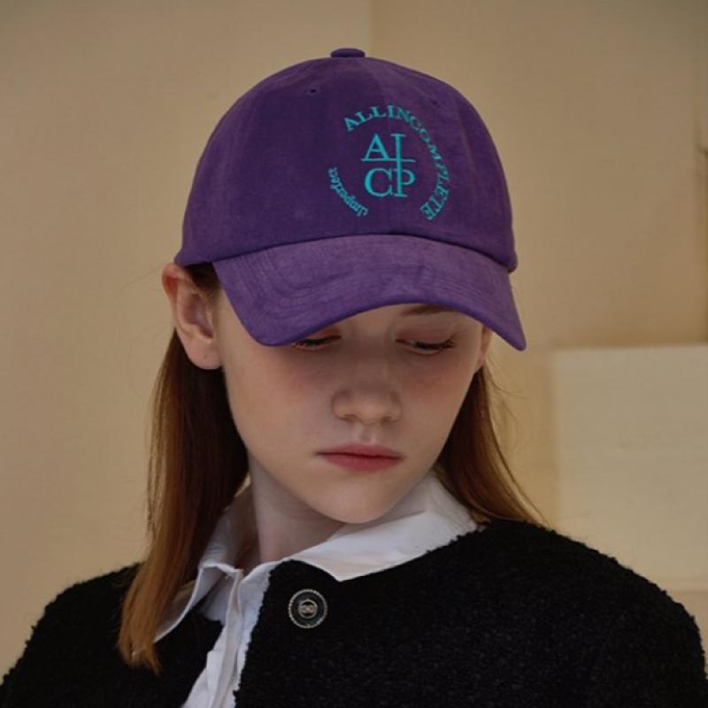 Allincomplete Round Logo Ballcap Purple
