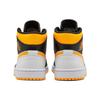 Air Jordan 1 Mid SE White Laser Orange Женские кроссовки Черные CV5276-107