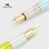 JINHAO 100 Столетняя перьевая ручка Смола Золотой зажим Перо EF F M Ручки для студентов Деловая канцелярия Школьные принадлежности PK 9019