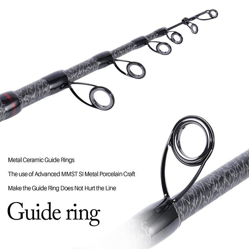 Углеродная спиннинговая удочка 1,8-3,0 м, телескопические портативные удочки, инструменты для рыбалки на приманку