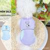 Pet Clothing Summer Dog Outdoor Sunscreen Clothing Ice Silk Vest Reflective Contrasting Color Cool Clothing Cat Summer Cooling