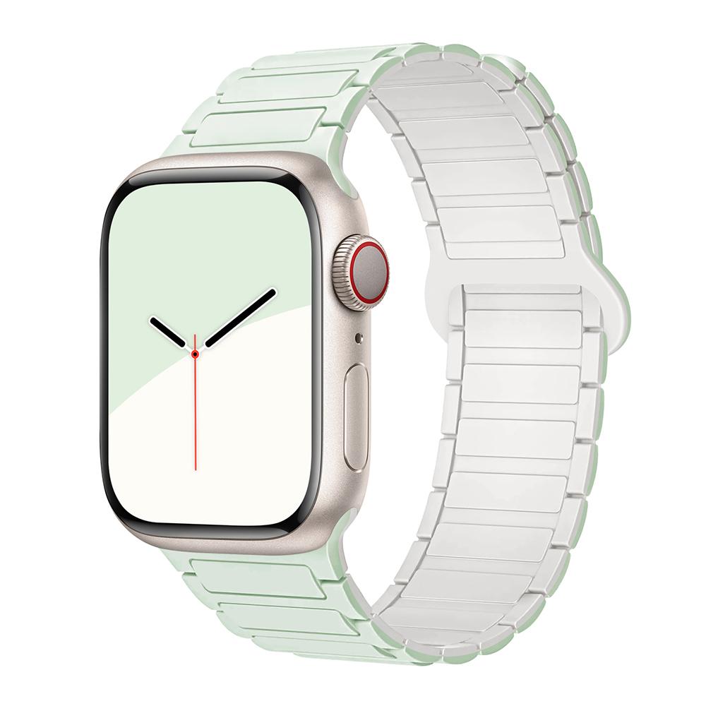 bands for Apple Watch strap 40mm 46mm 45mm 44mm 41mm 49mm Magnetic Silicone correas Bracelet iWatch Series 11 10 9 8 Se ultra2 3