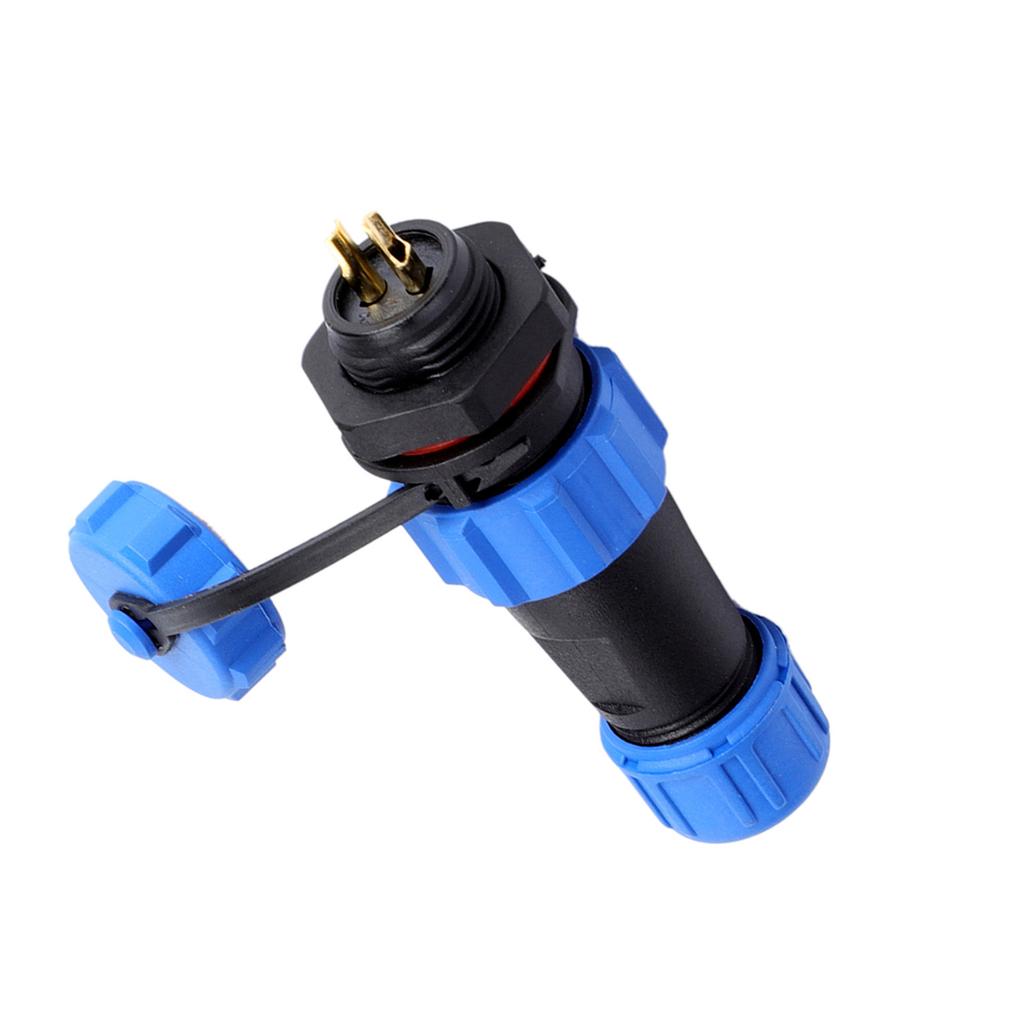 IP68 SP13 2-контактный водонепроницаемый пластиковый штекерный разъем ( 2Pin)