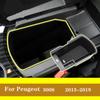 Для Peugeot 2008 3008 GT 4008 5008 308 408 автомобильный черный интерьер консоли подлокотник ящик для хранения перчаток лоток-контейнер