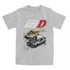 Футболки Initial D Tandems AE86 Vs FD Rx-7 Drift Racing Car Apparel Tee Shirt T-Shirt Gift Idea Clothing