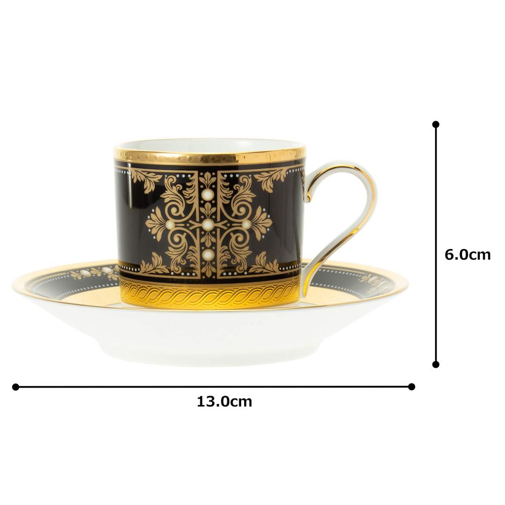 Блюдце для кофейной чашки Noritake 125 куб. см Evening Majesty Bone China & T59881/4818