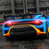 1:24 Lamborghini Huracan STO Сплав Спортивная Машина Модель Литье под Давлением Звук Свет Мини Автомобиль Игрушки Поднимающийся Хвост Детские Подарки Модель Автомобиля