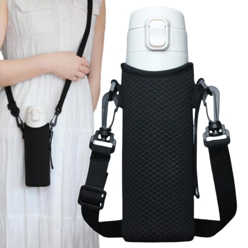 Stylish Water Bottle Cover, Water Bottle Holder, Water Bottle Case, PET Bottle Cover, Shoulder Bag for Kids and Children, Fits Thermoses (500ml, 600ml