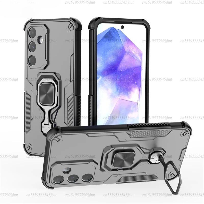 Anti-Slip Phone Case For Samsung Galaxy Quantum 5 Magnetic Suction Stand Phone Holder Cover For Samsung Galaxy Quantum 5 Case