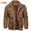 Men's Winter Jacket Casual Thick Thermal Coat Army Pilot Jackets Force Cargo Outwear Fleece Jacket