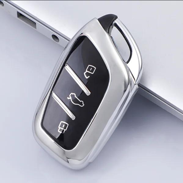 Чехол-брелок из ТПУ для Roewe RX5 I6 I5 RX3 RX8 ERX5 MG ZS EV MG6 EZS HS EHS 2019 2020, чехол для дистанционного ключа автомобиля, аксессуары