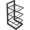 Adjustable Height Pot Rack, Pan Storage, Stainless Steel Rack, Storage Stand, Under-Sink Kitchen Pot Storage Rack, Multi-Tier Home Cabinet Rack, Resta