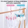 Clothespin Adults Laundry Rack For Socks Home Supply Clothes Hanger Drying Rack Clothes Organizer