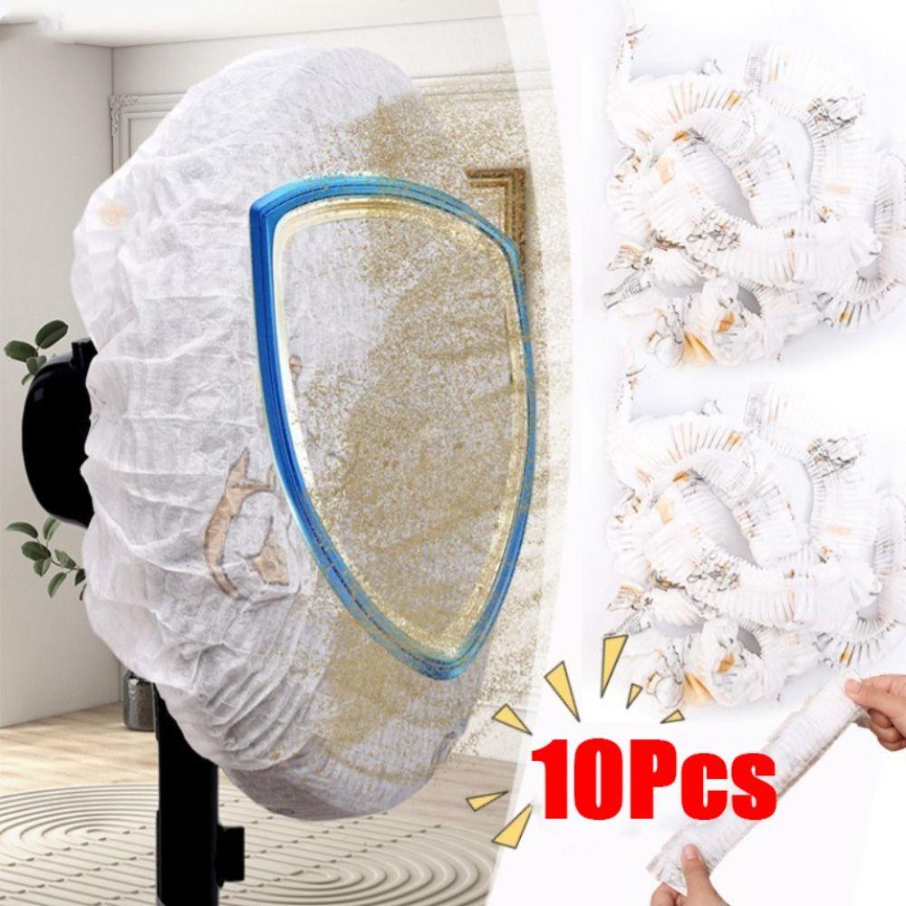 10Pcs Round Head Dustproof Cover Reusable Elastic Dust Covers Durable Electric Fan Cover