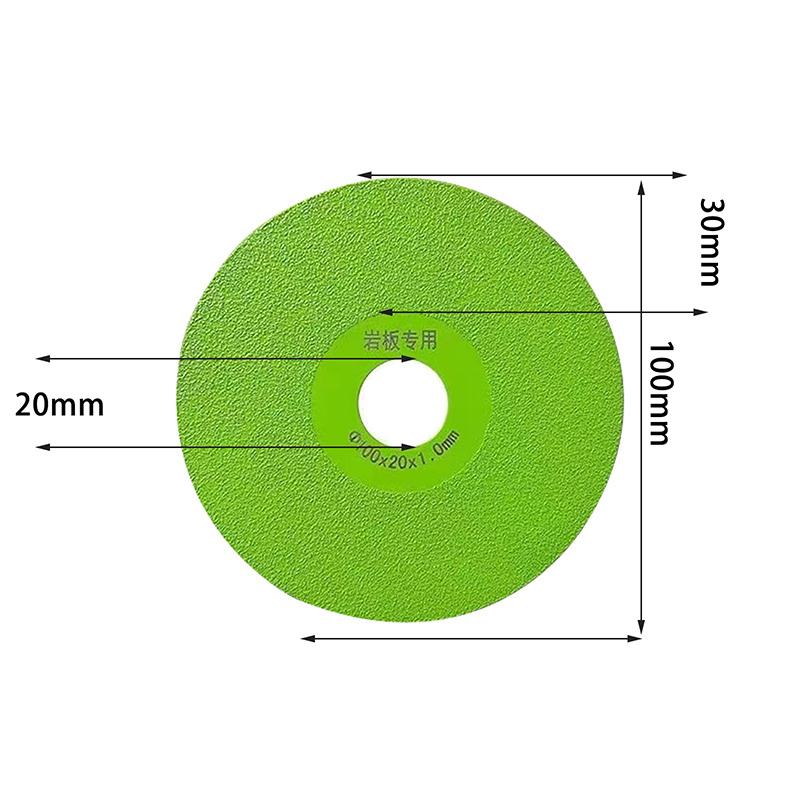 1 шт. супер тонкий режущий диск диаметром 4 дюйма/100 мм для 100 угловой шлифовальной машины, фарфора, стекла, керамической плитки, мрамора, алмазная пила для резки