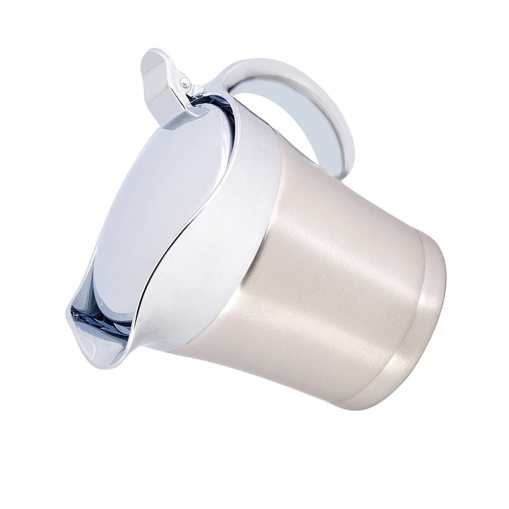 304 Stainless Steel Thermal Insulated Double Wall Sauce Gravy Boat Pot Serving Jug