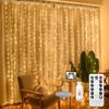 Led Curtain Lights 8 Mode Christmas Window Fairy Light USB String Light for Bedroom Party Outdoor Indoor Wall Decoration