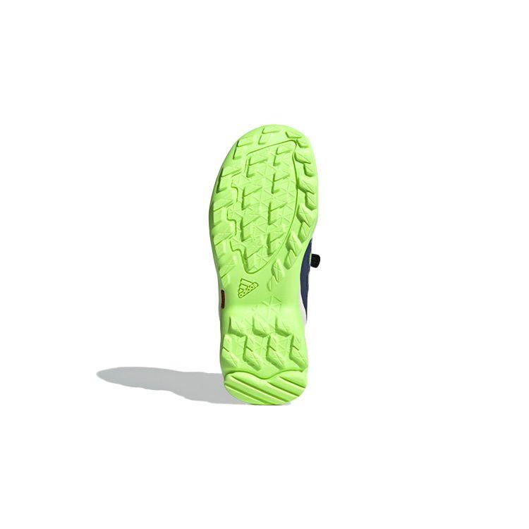 Adidas Сандалии Hydroterra Terrex K Удобные Универсальные Нескользящие Амортизирующие Дышащие Низкие Открытая Обувь Детские Сандалии Синий Зеленый EE8465