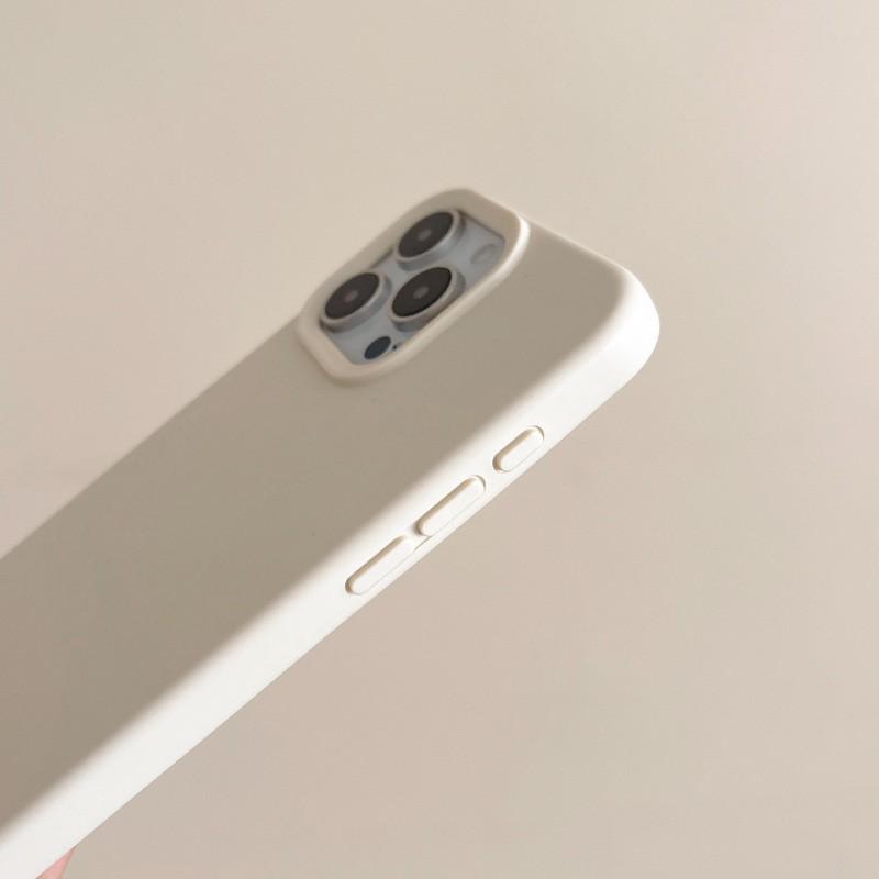 Slim TPU Phone Case IPhone 12 To 17 Series Shockproof Soft Cover In Solid Colors Minimalist Design Daily Use