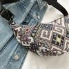 Индивидуальная модная сумка в этническом стиле большой вместимости для женщин 2024 года, новая модная сумка для поездок на работу, сумка для пельменей в иностранном стиле