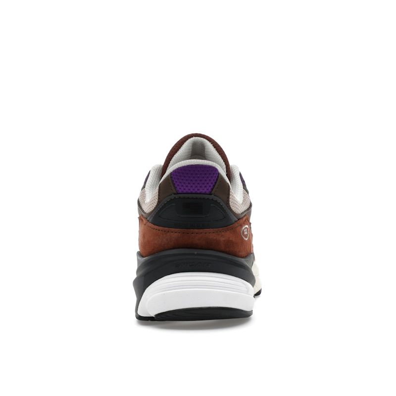 New Balance 990v6 Сделано в США Rich Oak Cosmic Grape унисекс кроссовки коричневые U990OP6