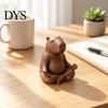 Сплошная фигурка из PLA-пластика, медитирующая капибара, 3D-печатная статуэтка для йоги, дзен-поделка своими руками, животное-украшение для полки дома и офиса