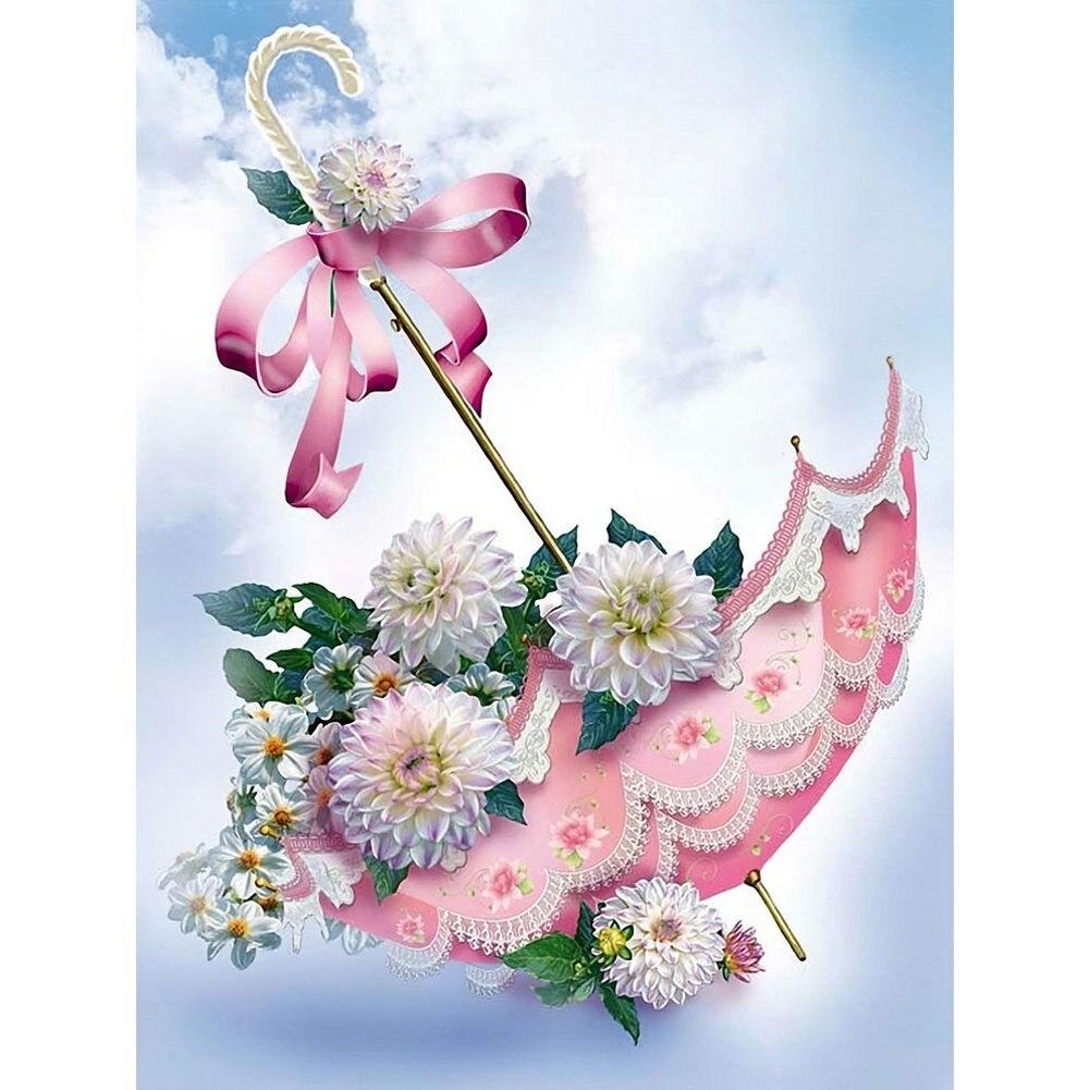 DIY Diamond Painting Landscape Sunset Sea Full Drill Embroidery Tree Scenery Mosaic Art Picture of Rhinestones Home Decoration