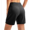 Elastic Waist Sport Shorts High Waist Active Workout Shorts Lightweight Yoga Pants  Outdoor Sports