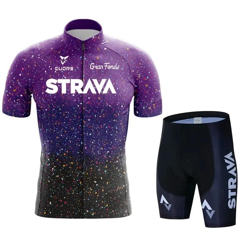 Men Women Cycling Jersey Set Short Sleeve Breathable Quick Dry Bike Riding Apparel Outdoor Sportswear