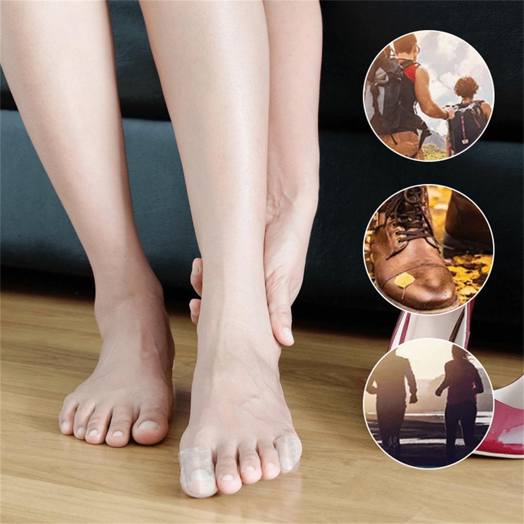 Силиконовый антифрикционный протектор пальцев ног, силиконовые дышащие накладки на пальцы ног, силиконовые протекторы пальцев ног предотвращают болезненное трение