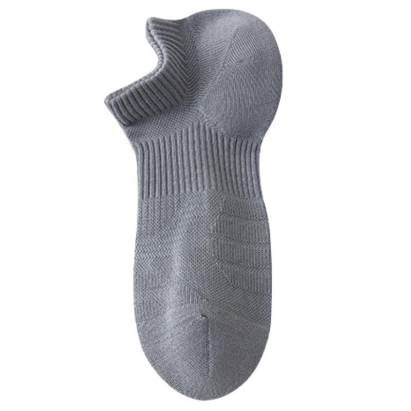 Short Socks for Men's Summer Sports, Loop Boat Socks, Anti-odor and Anti-pilling, Boneless Socks, Mesh, Breathable and Sweat-absorbing Running Socks