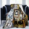 1PC Highway 66 pattern blanket, all season lightweight home office outdoor nap multifunctional blanket