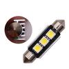 2/1 шт 12 В гирлянда 3SMD Canbus 36 мм CANBUS без ошибок 3 светодиодных купольных светодиодных лампочки для номерного знака