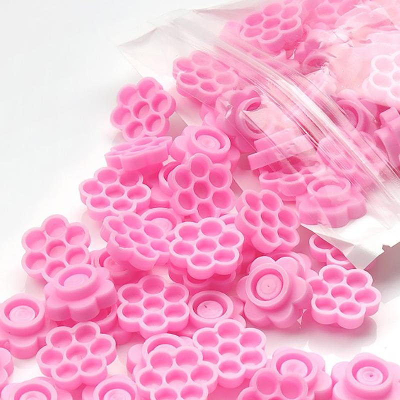 Портативный фиксированный стол для капель клея, ресницы, цветок, тип чашки для клея