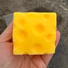 Сквиши Кубик Сыра Игрушки для Сжатия Мягкий Масляный Сыр Фиджет Игрушка Медленное Восстановление Надавливание Снятие Стресса Сенсорная Игрушка Рождественский Подарок
