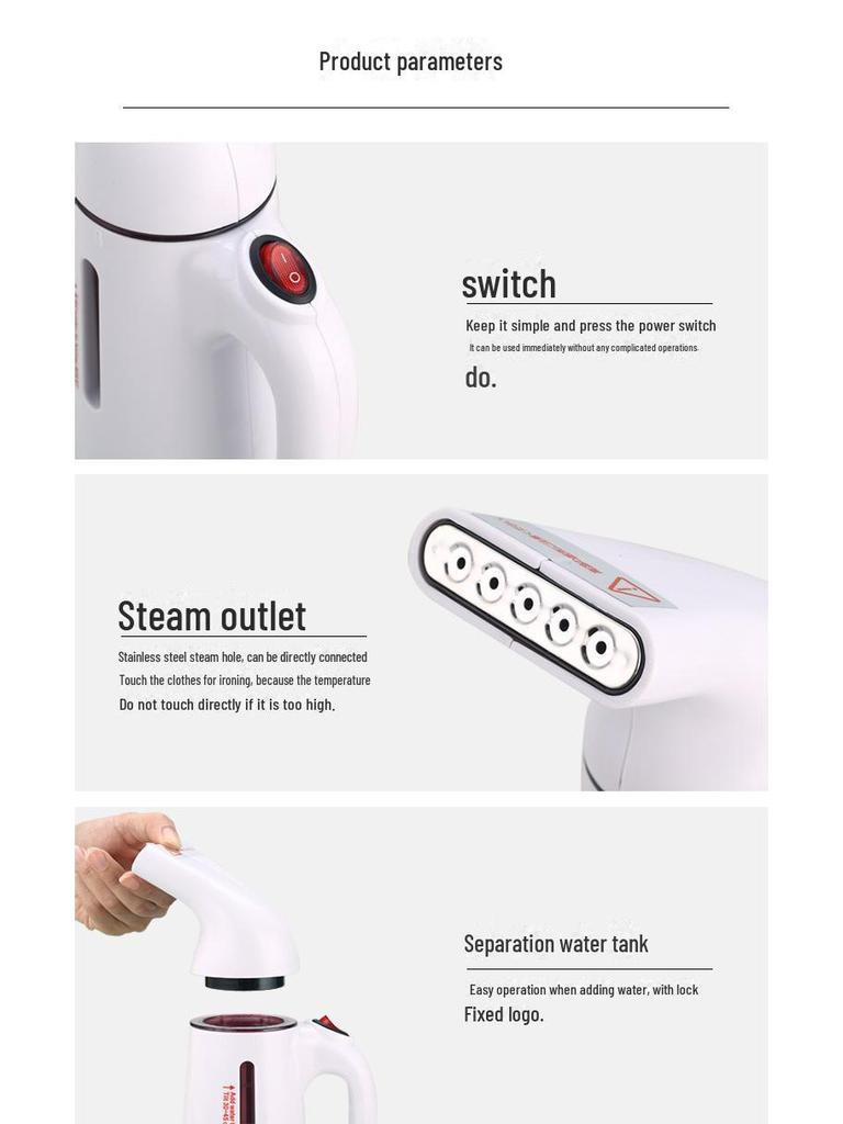 Портативный паровой утюг 110 В для одежды