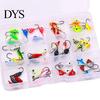 Рыбья Голова Дизайн Ледобуры Крючки 48 шт./Набор Джиг-головки Набор Светящиеся в Темноте Приманки Комплект Реалистичные Контуры с Одиночным Крючком Предотвращение Побега Светящиеся