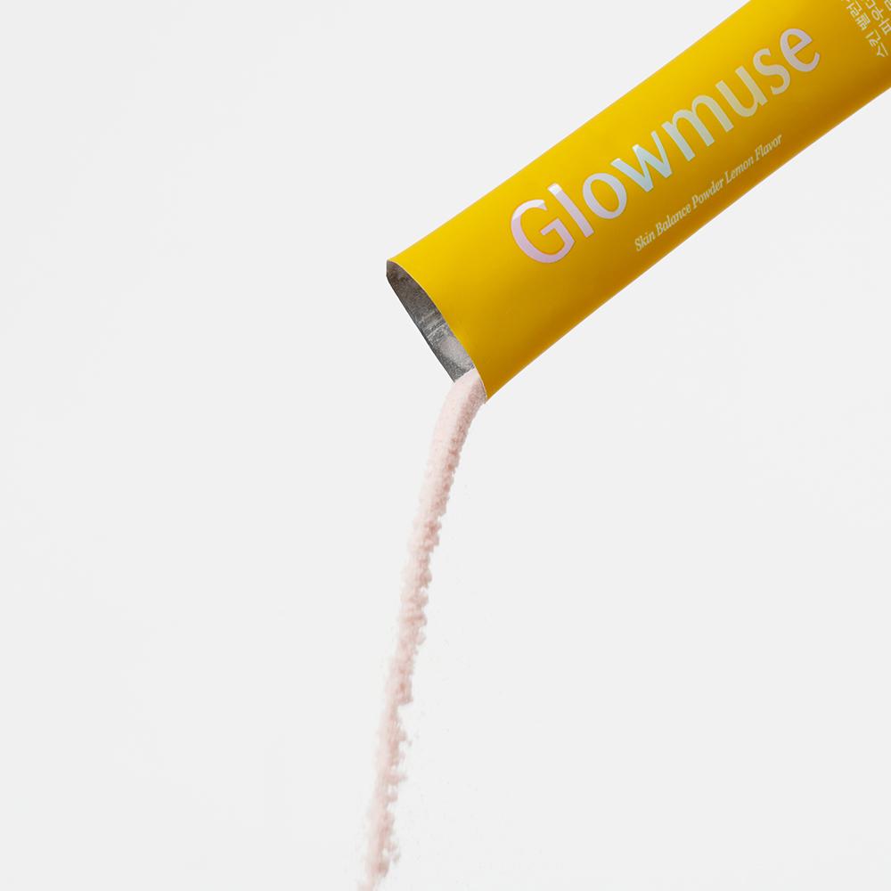 Glow Muse Пудра для баланса кожи Лимонный вкус 14 пакетиков (14-дневный запас)