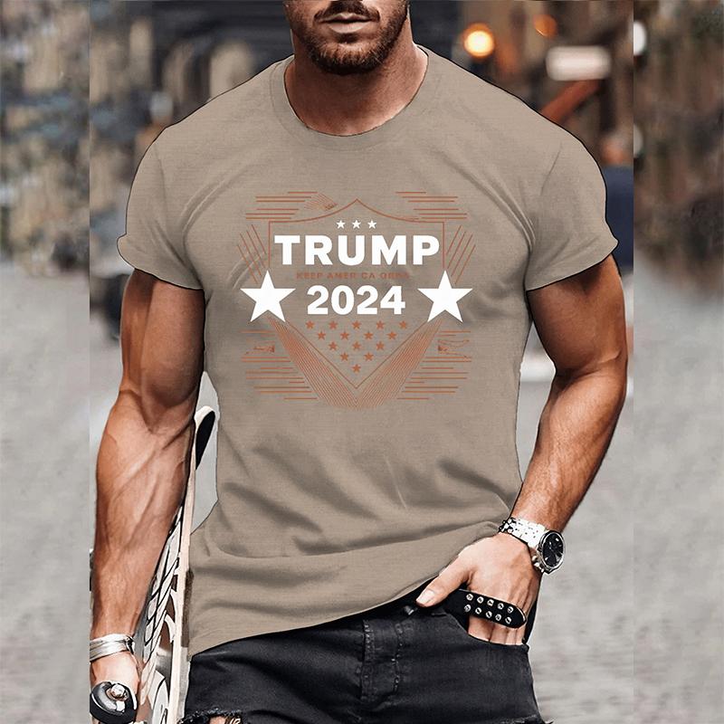 Мужская футболка с принтом букв Дональда Трампа, мужские забавные 3D графические футболки, однотонная мужская футболка Харадзюку, повседневная спортивная уличная одежда, топы
