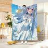 ANIME M-MagiRevo Throw Lightweight 240g Flannel Blanket Soft Skin-friendly for Summer Cooling