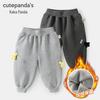Зимние спортивные штаны Kaka Panda с флисовой подкладкой для детей