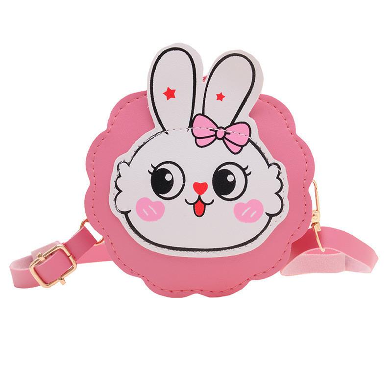 Rabbit Cute Cartoon Childrens Lanyard Messenger Bag Autumn Student Coin Purse